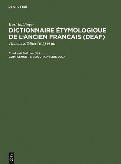 Complément bibliographique 2007