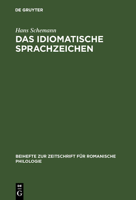 Das idiomatische Sprachzeichen