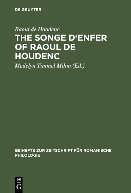 The Songe d'Enfer of Raoul de Houdenc