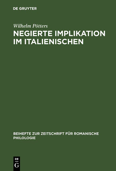 Negierte Implikation im Italienischen