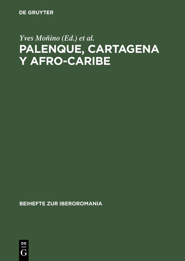 Cover image for Palenque, Cartagena y Afro-Caribe, isbn: 9783484529182