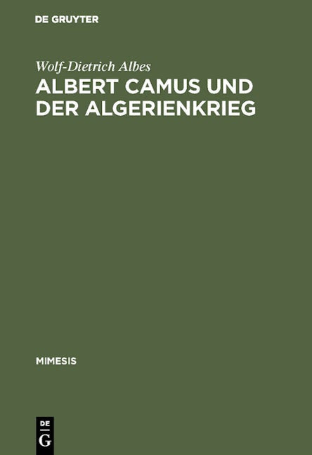 Albert Camus und der Algerienkrieg