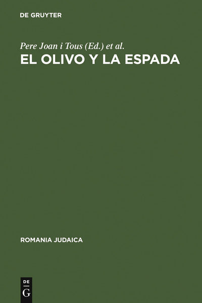 Cover image for El olivo y la espada, isbn: 9783484570061