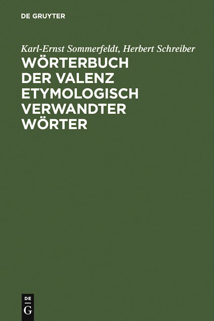 Wörterbuch der Valenz etymologisch verwandter Wörter