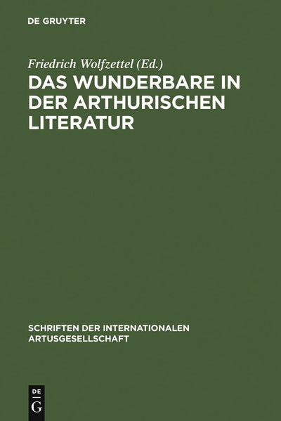 Cover image for Das Wunderbare in der arthurischen Literatur, isbn: 9783484640245