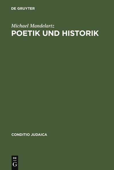 Cover image for Poetik und Historik, isbn: 9783484651029