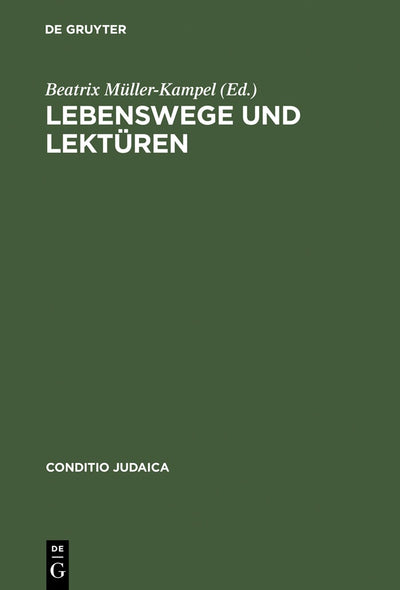 Cover image for Lebenswege und Lektüren, isbn: 9783484651302