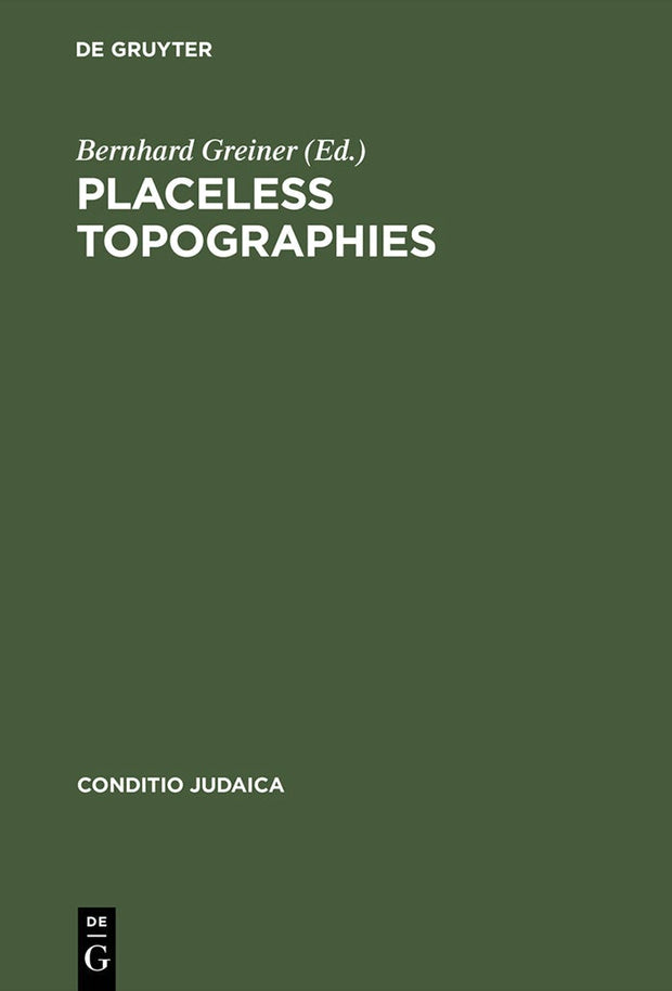 Cover image for Placeless Topographies, isbn: 9783484651432