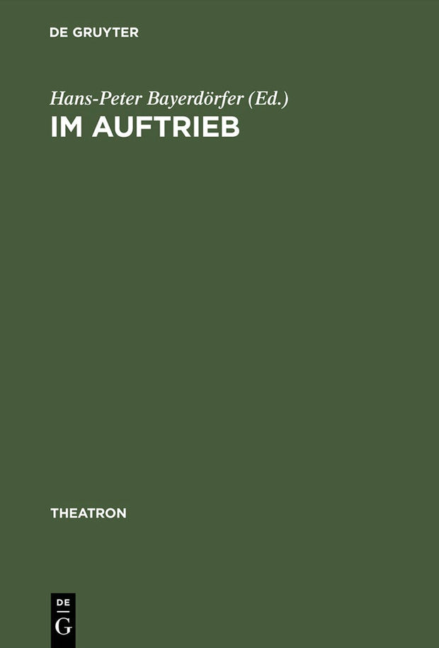 Cover image for Im Auftrieb, isbn: 9783484660366