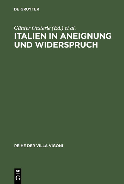 Cover image for Italien in Aneignung und Widerspruch, isbn: 9783484670105