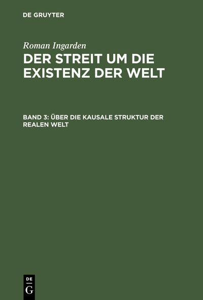 Cover image for Über die kausale Struktur der realen Welt, isbn: 9783484701106