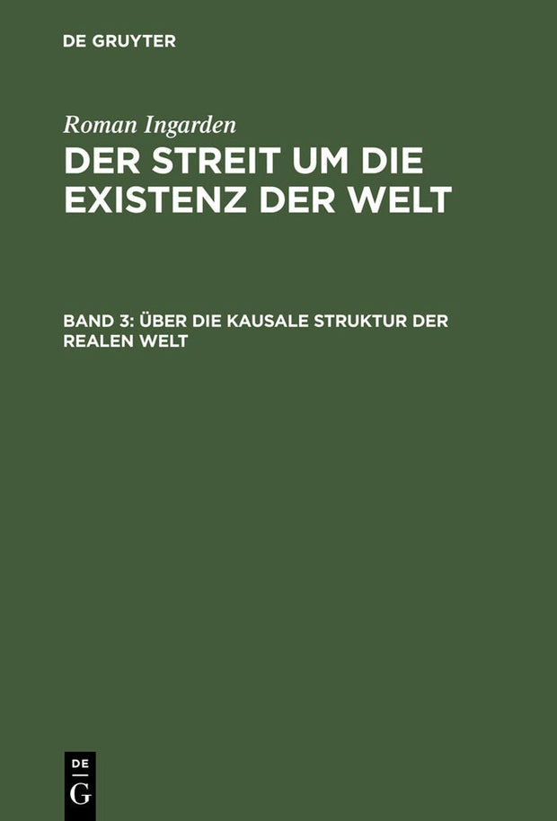 Cover image for Über die kausale Struktur der realen Welt, isbn: 9783484701106