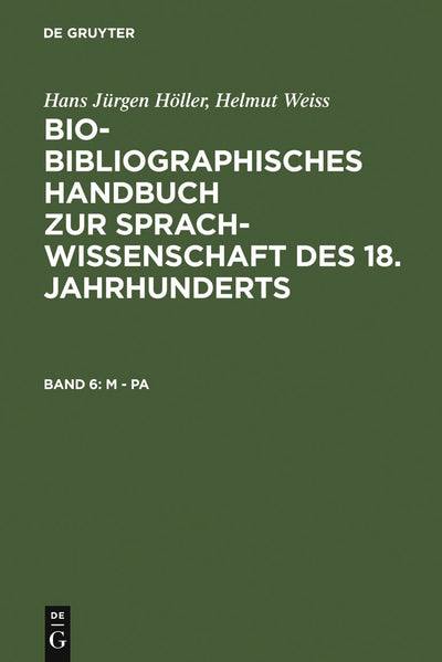 Cover image for M - Pa, isbn: 9783484730267