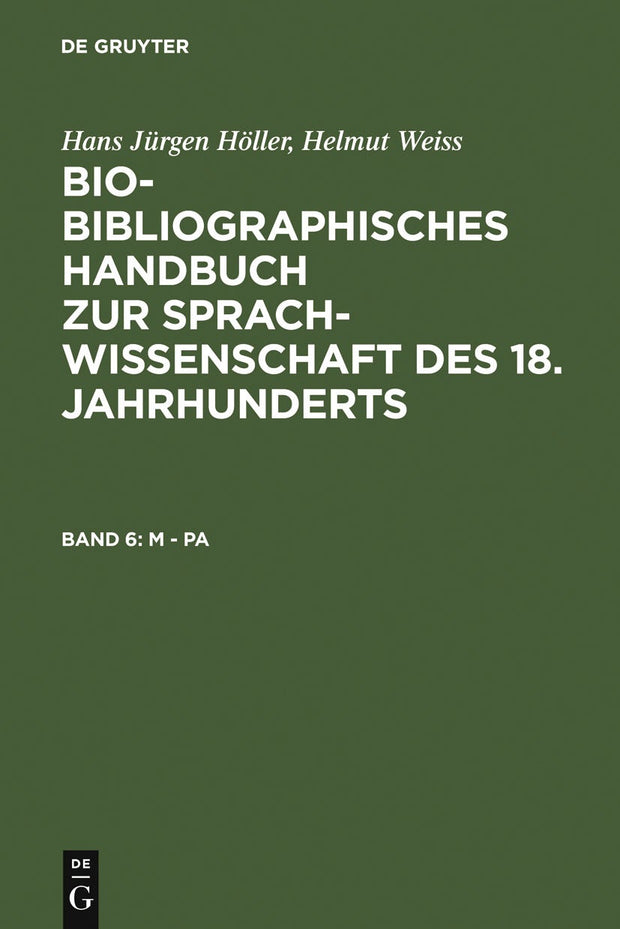 Cover image for M - Pa, isbn: 9783484730267