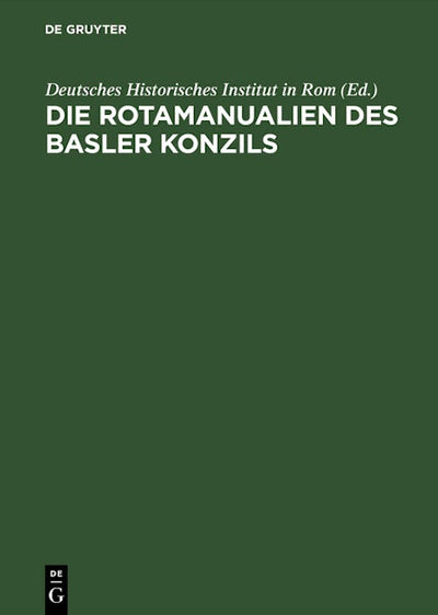 Die Rotamanualien des Basler Konzils
