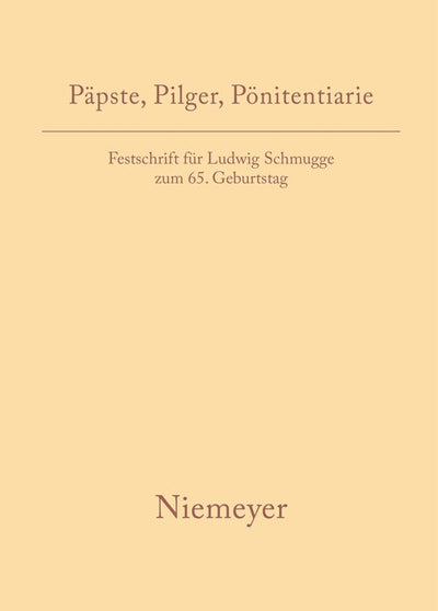Cover image for Päpste, Pilger, Pönitentiarie, isbn: 9783484801677