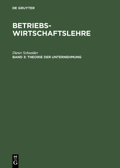 Theorie der Unternehmung
