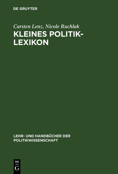 Cover image for Kleines Politik-Lexikon, isbn: 9783486251104