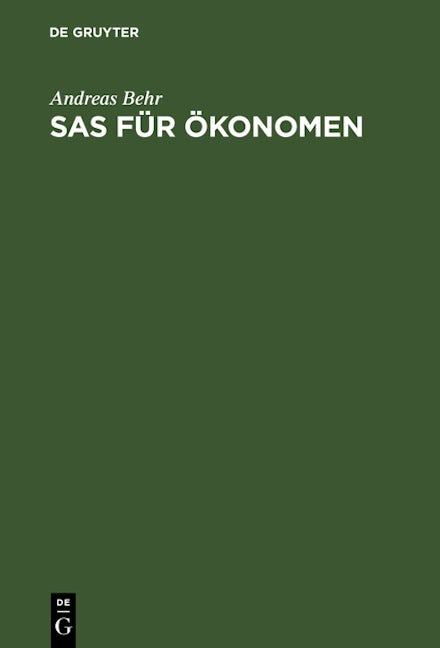 SAS für Ökonomen