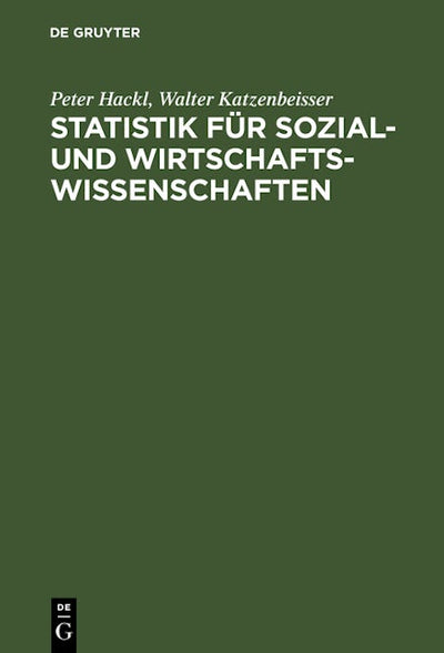 Statistik für Sozial- und Wirtschaftswissenschaften