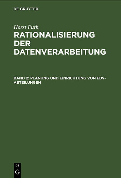 Planung und Einrichtung von EDV-Abteilungen