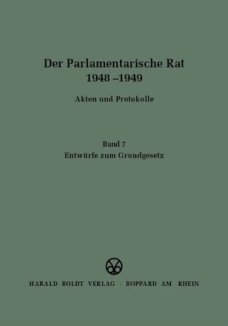 Entwürfe zum Grundgesetz