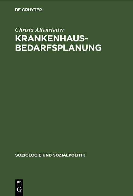 Krankenhausbedarfsplanung
