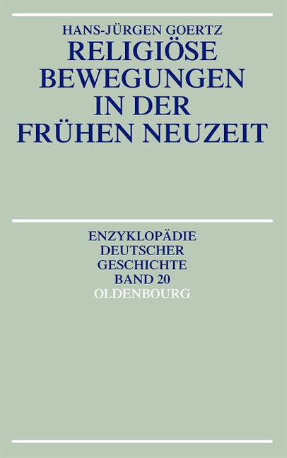 Religiöse Bewegungen in der Frühen Neuzeit