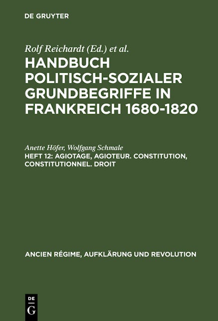 Agiotage, agioteur. Constitution, constitutionnel. Droit