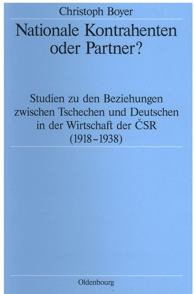 Cover image for Nationale Kontrahenten oder Partner?, isbn: 9783486562378