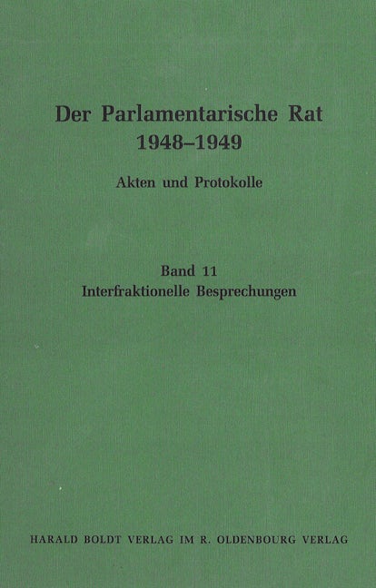 Interfraktionelle Besprechungen