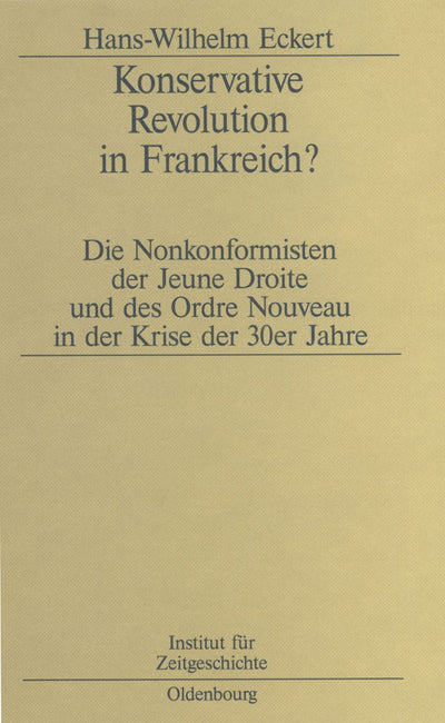 Cover image for Konservative Revolution in Frankreich?, isbn: 9783486564419