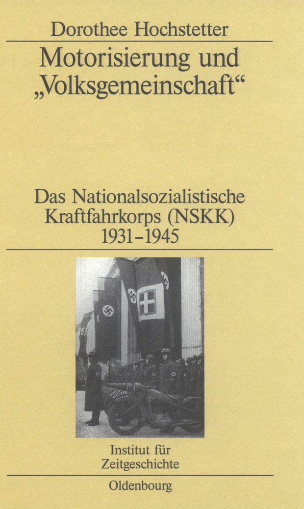 Cover image for Motorisierung und "Volksgemeinschaft", isbn: 9783486575705