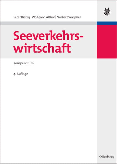 Cover image for Seeverkehrswirtschaft, isbn: 9783486582475