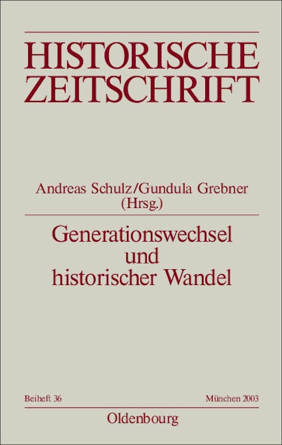 Generationswechsel und historischer Wandel