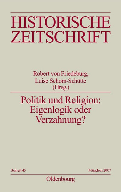 Cover image for Politik und Religion: Eigenlogik oder Verzahnung?, isbn: 9783486644555