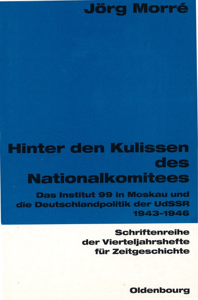 Cover image for Hinter den Kulissen des Nationalkomitees, isbn: 9783486645828