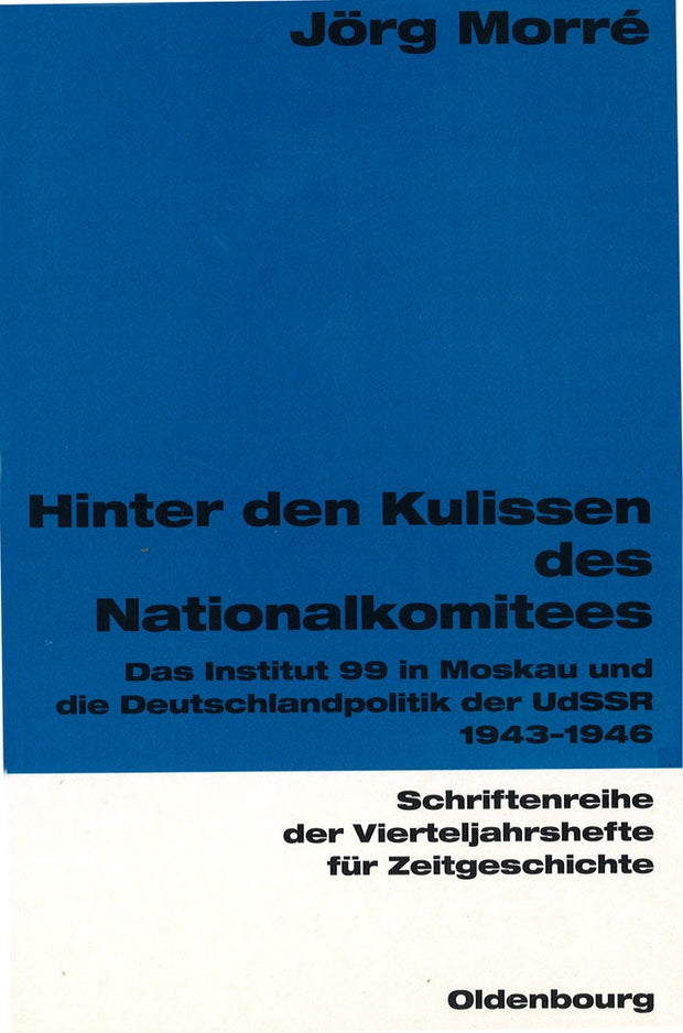 Cover image for Hinter den Kulissen des Nationalkomitees, isbn: 9783486645828