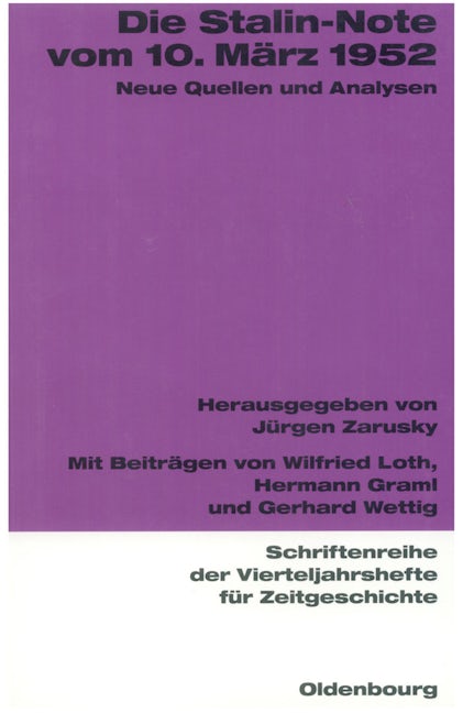 Die Stalin-Note vom 10. März 1952