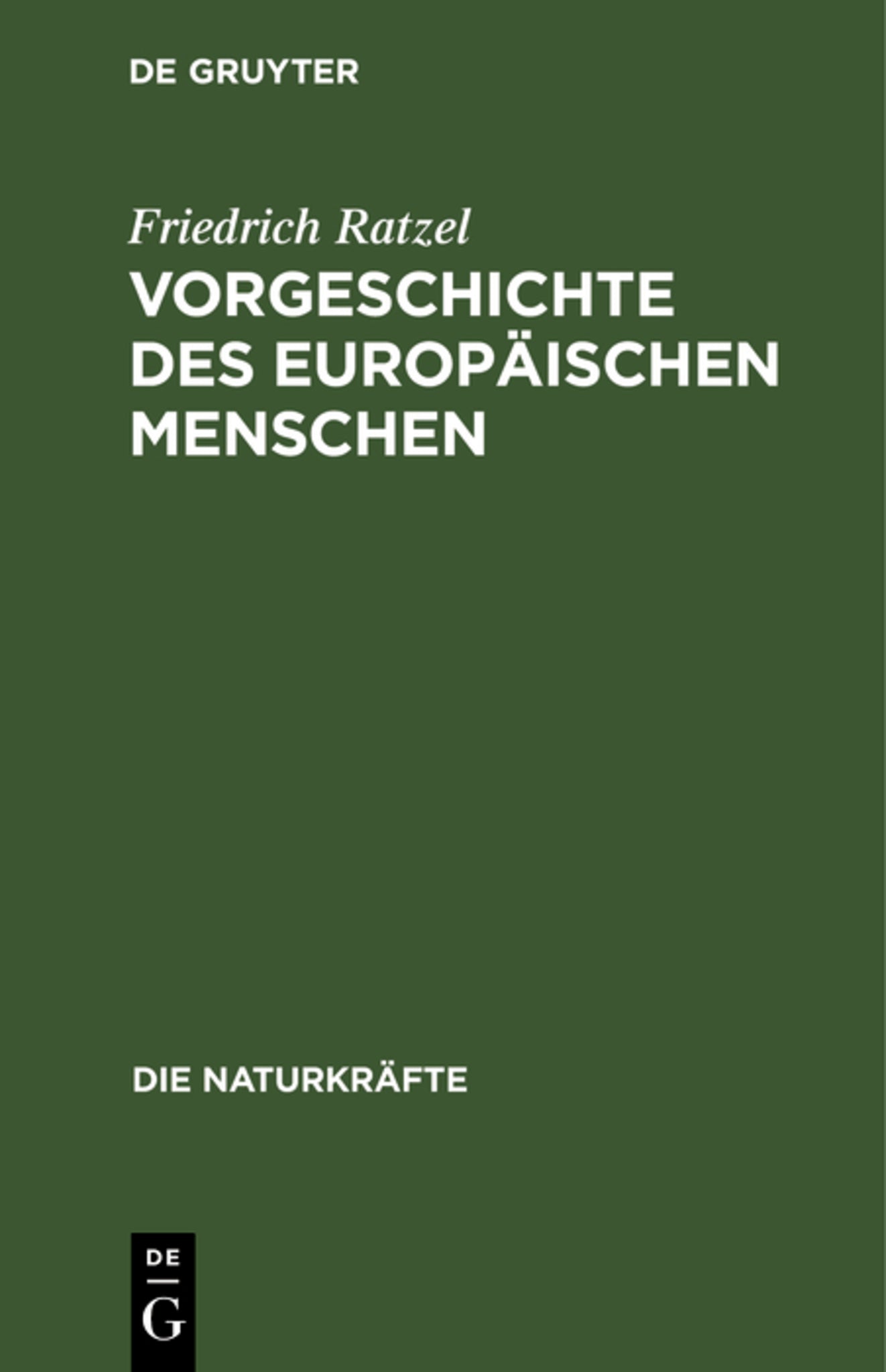 Cover image for Vorgeschichte des europäischen Menschen ISBN 9783486723441