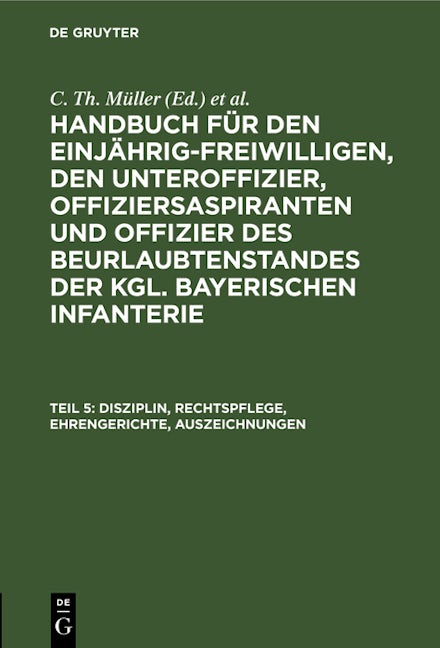 Disziplin, Rechtspflege, Ehrengerichte, Auszeichnungen