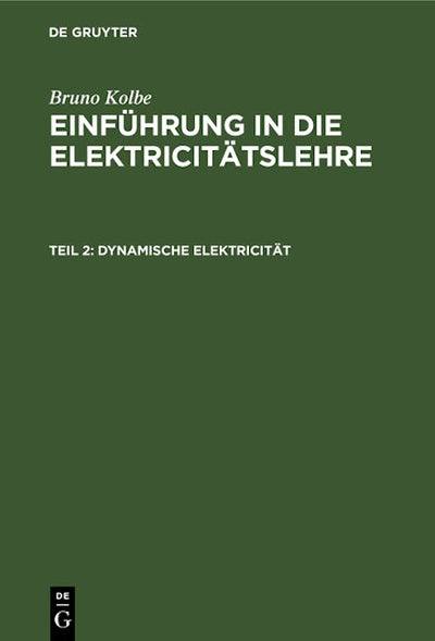 Dynamische Elektricität