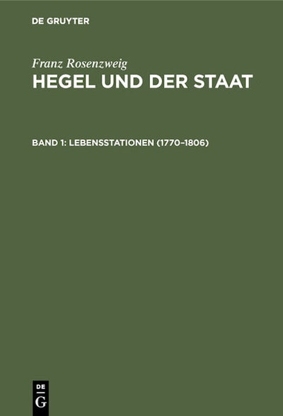 Lebensstationen (1770–1806)