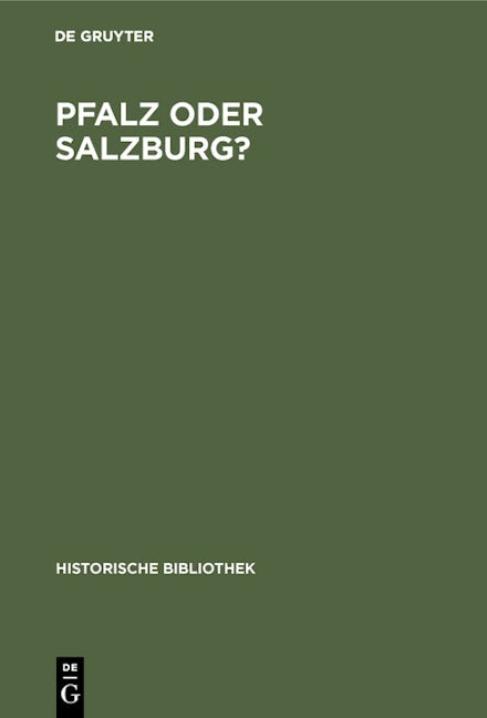 Pfalz oder Salzburg?