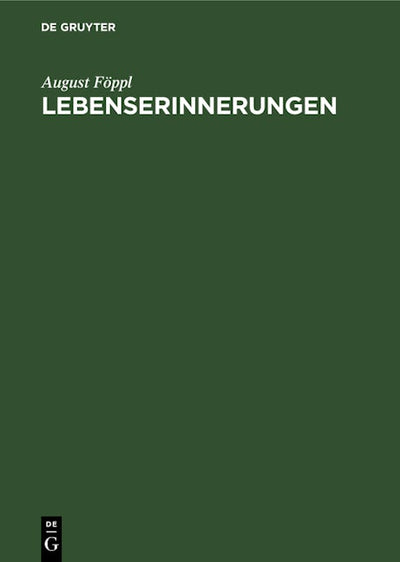 Lebenserinnerungen