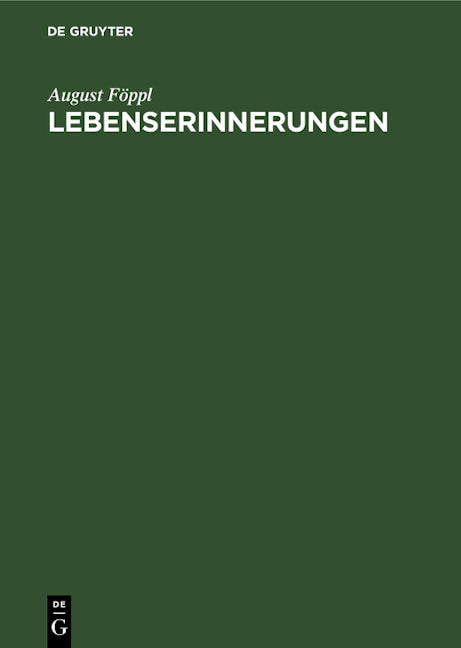 Lebenserinnerungen
