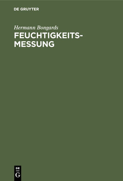 Feuchtigkeitsmessung