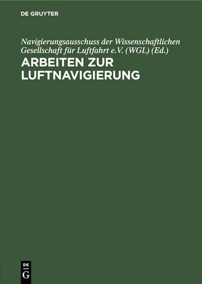 Arbeiten zur Luftnavigierung
