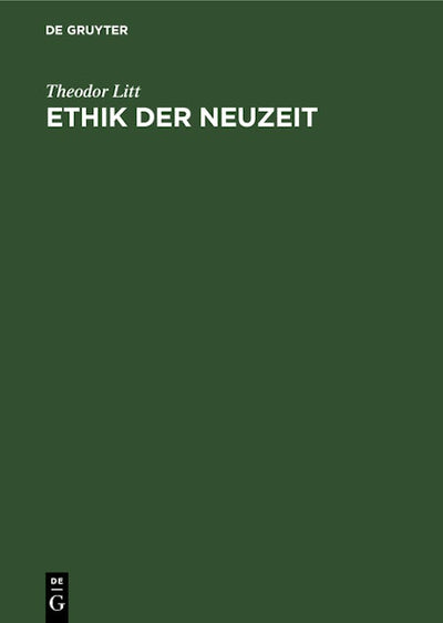 Ethik der Neuzeit