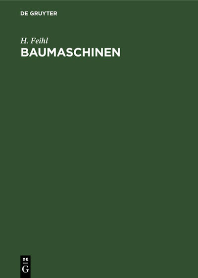 Baumaschinen
